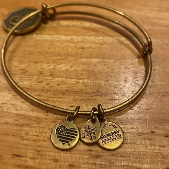 Alex and Ani gold S initial bracelet - Picture 3 of 3